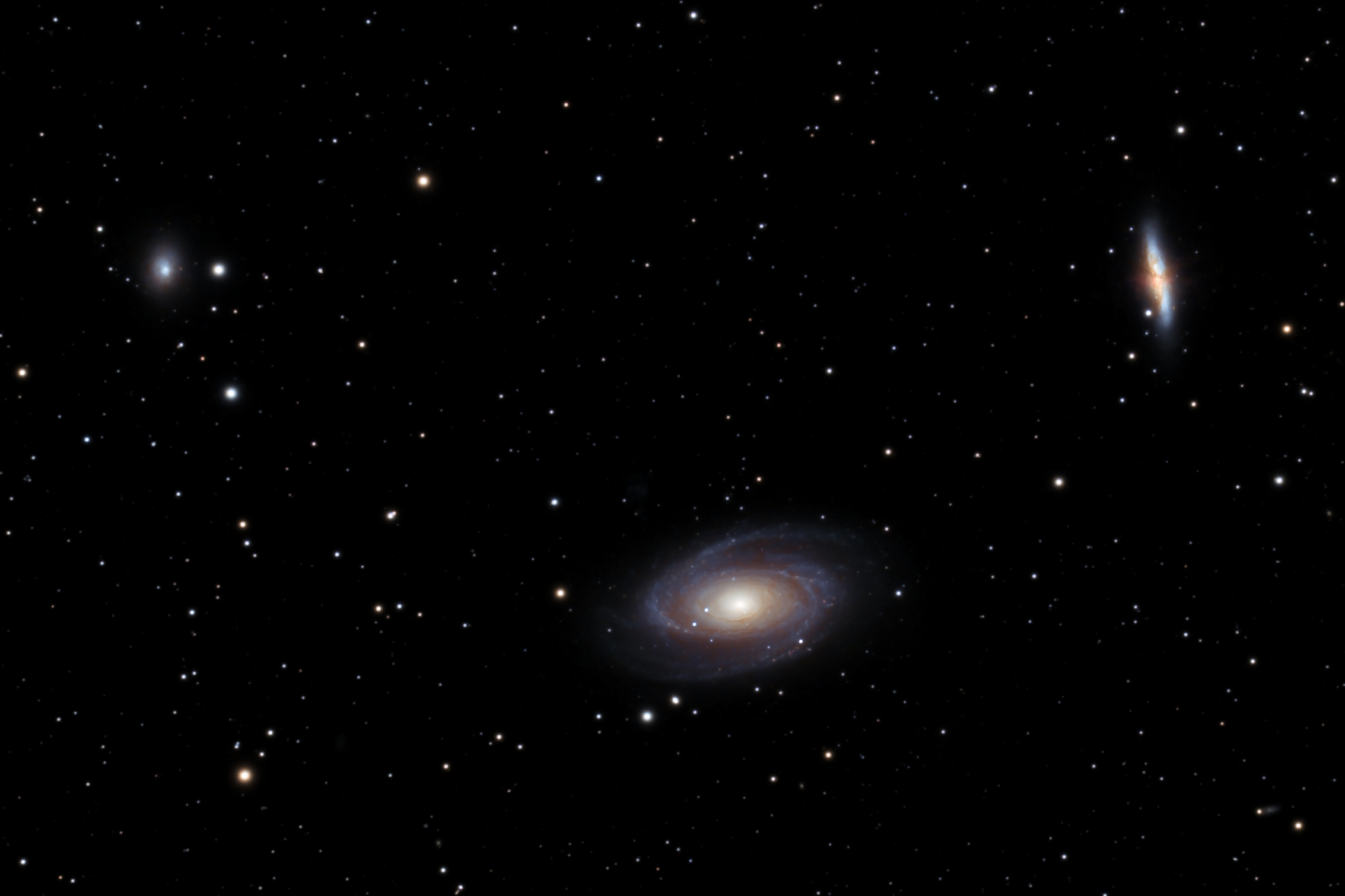 M81 Bode's galax och M82 Cigarrgalaxen<br /><font size="2">2021-03-04</font>